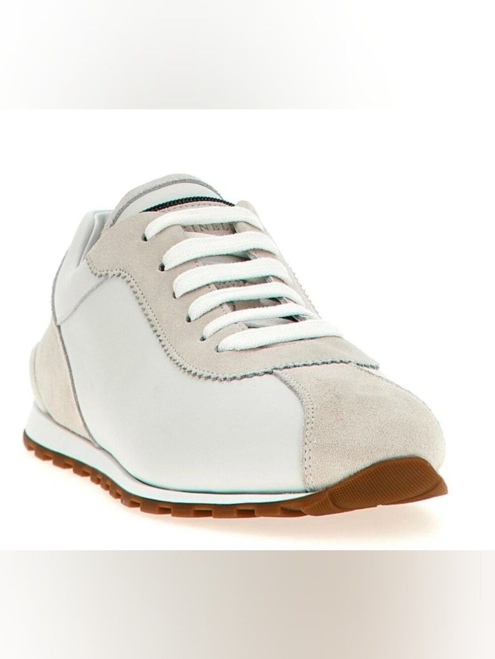 Brunello Cucinelli Monili Chain Detailed Low-Top Sneakers- Sz IT39